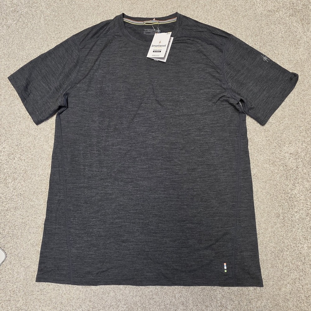 Smartwool Men's T-shirt Gray Merino 150 Short Sleeve Crew Neck XL Baselayer